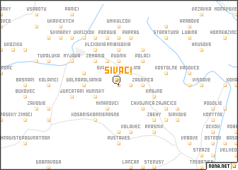 map of Siváci