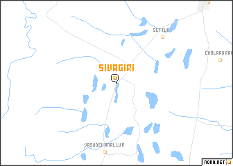 map of Sivagiri