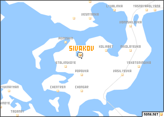 map of Sivakov