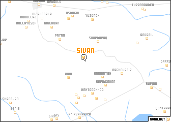 map of Sīvān