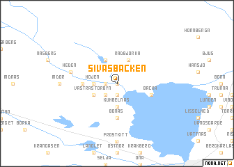 map of Sivasbacken