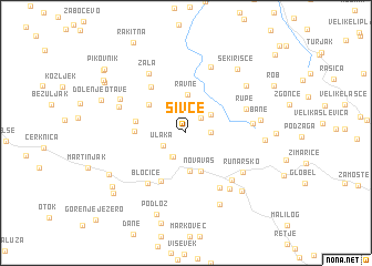 map of Šivče