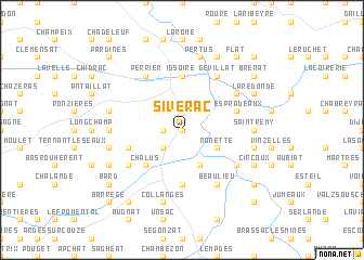 map of Siverac