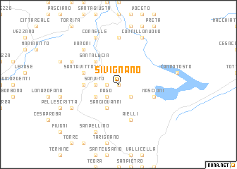 map of Sivignano