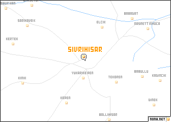 map of Sivrihisar