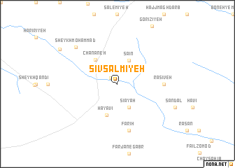map of Sīv Salmīyeh