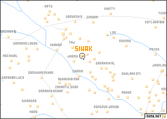 map of Siwāk