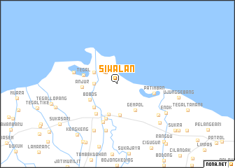 map of Siwalan