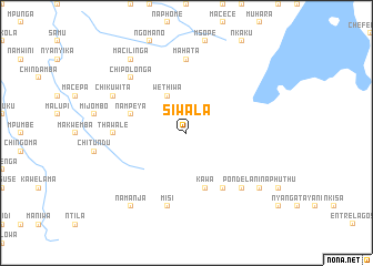 map of Siwala