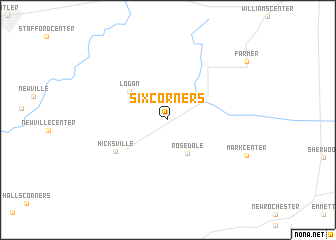 map of Six Corners