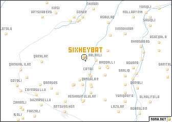 map of Şıxheybǝt