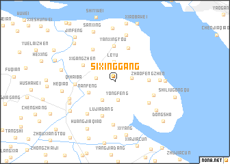 map of Sixinggang