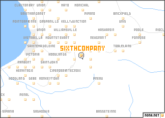 map of Sixth Company