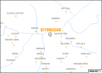 map of Siyabuswa