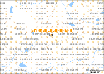 map of Siyambalagahawewa