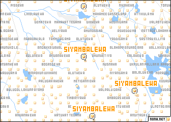 map of Siyambalewa