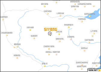 map of Siyang