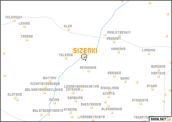 map of Sizënki