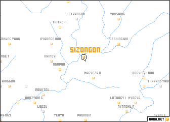 map of Sizongon