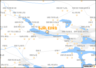 map of Själevad