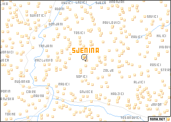 map of Sjenina