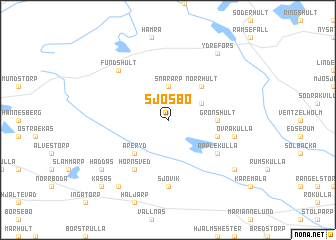 map of Sjösbo