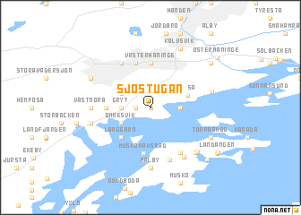 map of Sjöstugan