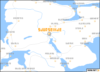 map of Sjurseikje