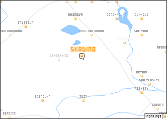 map of Skadino