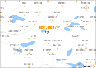 map of Skajboty