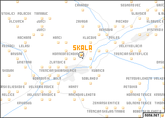 map of Skala