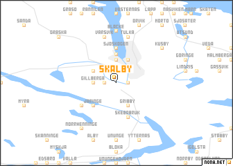 map of Skälby