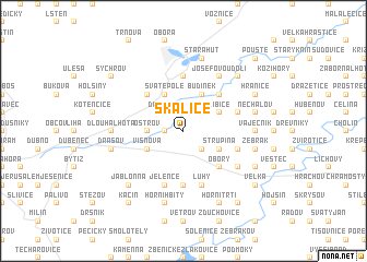 map of Skalice
