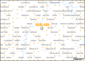 map of Skalkov