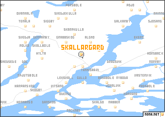 map of Skällargård