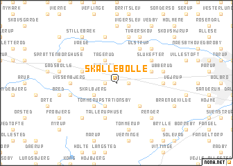 map of Skallebølle