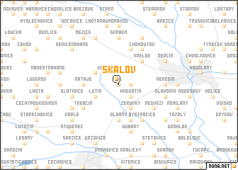 map of Skalov