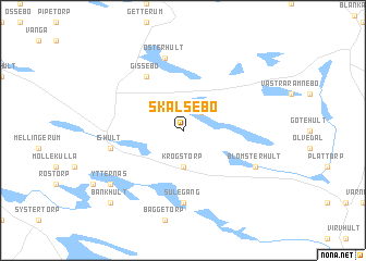 map of Skälsebo