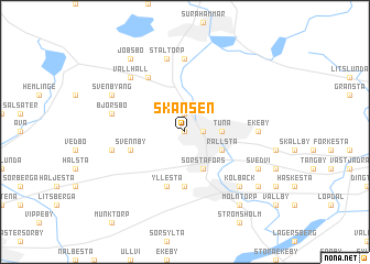map of Skansen