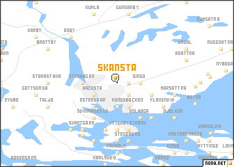 map of Skånsta