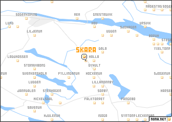 map of Skåra