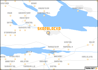 map of Skärblacka