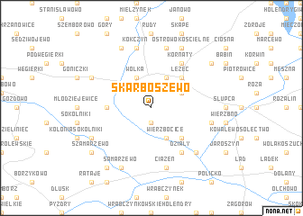 map of Skarboszewo