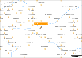 map of Skärhus
