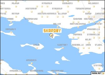 map of Skarø By