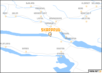 map of Skarprud