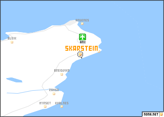 map of Skarstein