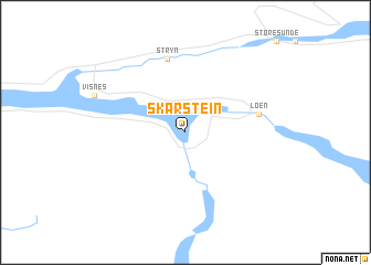map of Skarstein