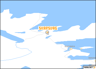map of Skarsvåg