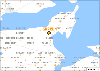 map of Skarum
